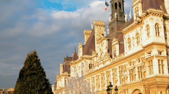 mairie ville française au soleil Efalia