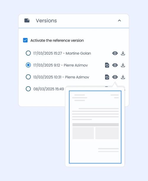 versionning social ecm