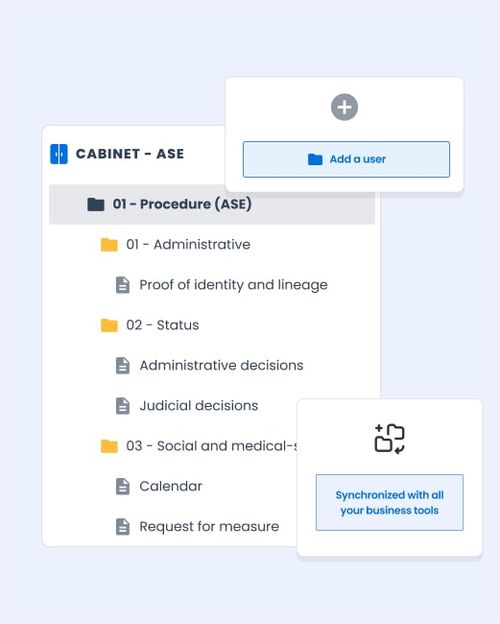 add a user edm social service