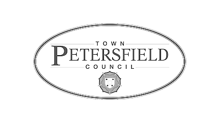 logo Petersfield town council black