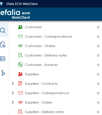 software component efalia ecm electronic document management quality