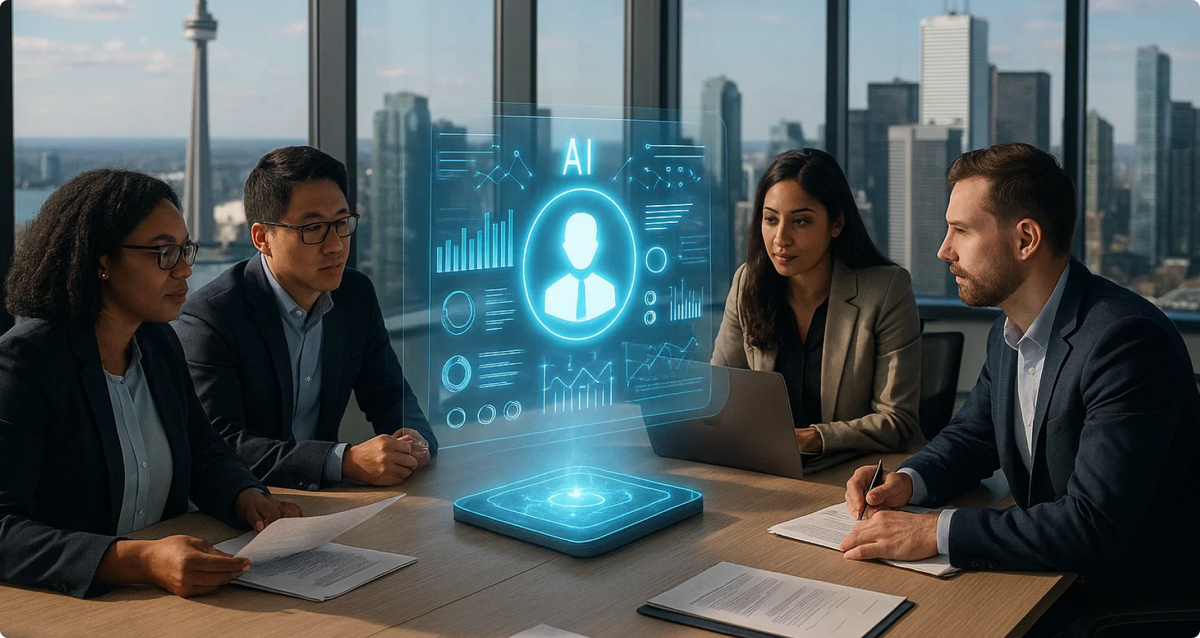 Recruiter using AI to solve HR challenges in Canada