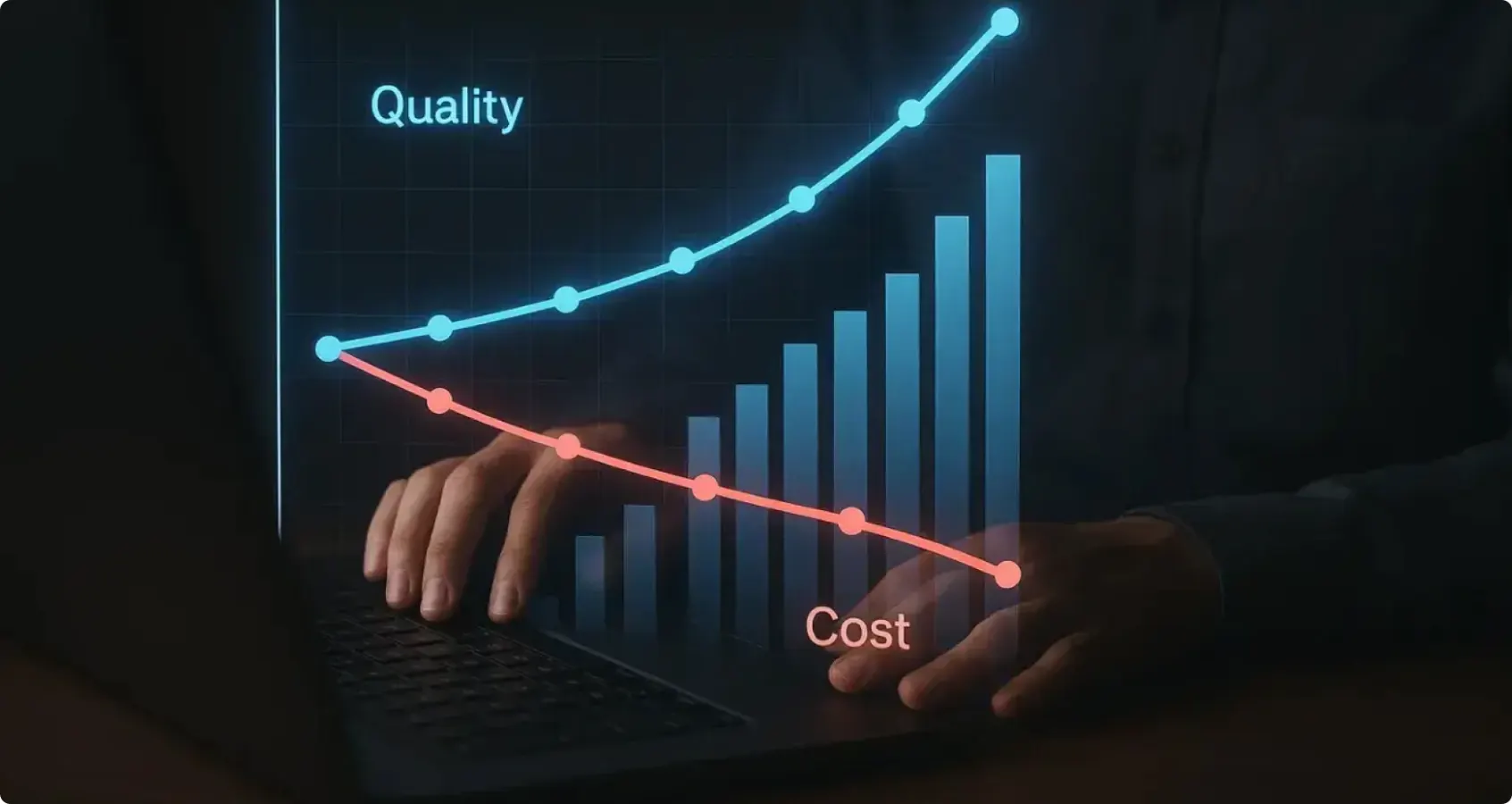 Improved hiring quality and lower recruitment costs with AI