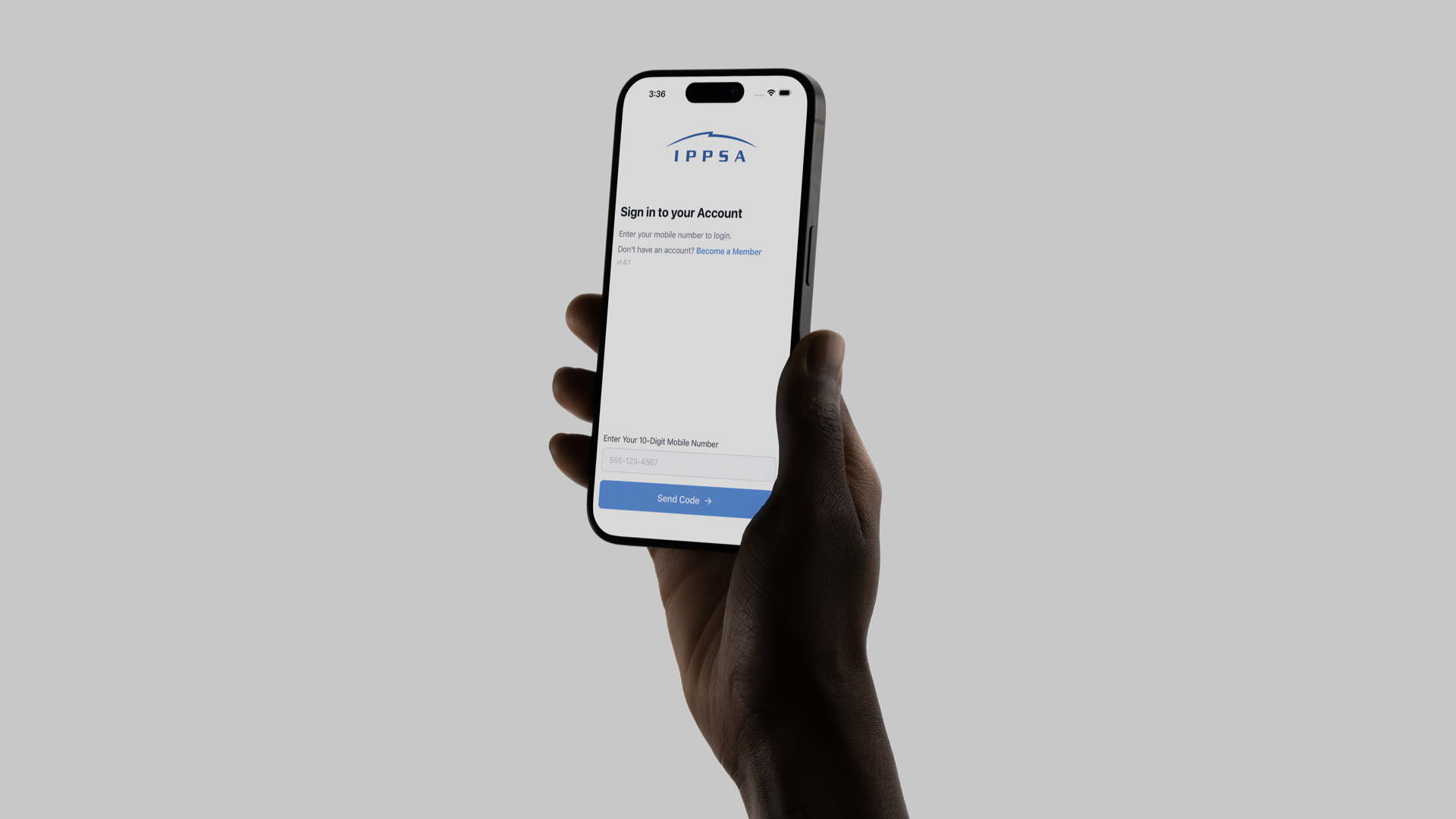 IPPSA App Login Image