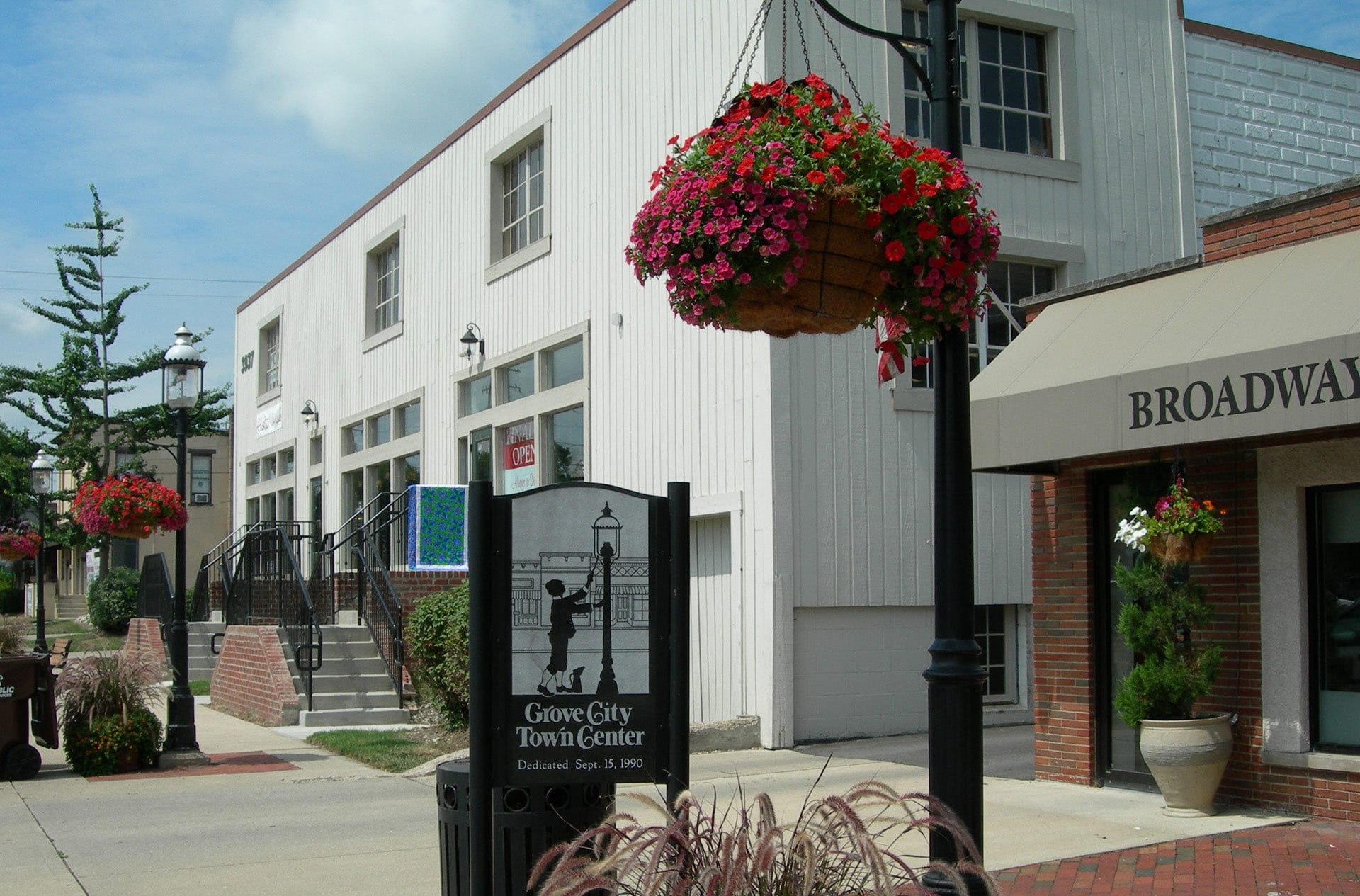 Downtown Grove City, Ohio, a Fence Boys service area south of Columbus
