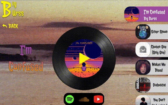 Big Burss Playing/Pausing Music