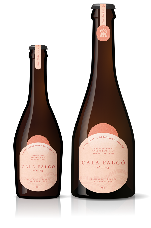 Cala Falco at spring bottles
