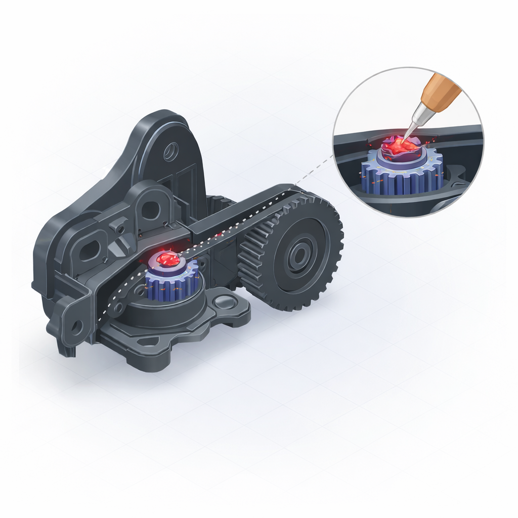 Eliminating Window Regulator Rattle in Plastic Automotive Assemblies Without Redesign