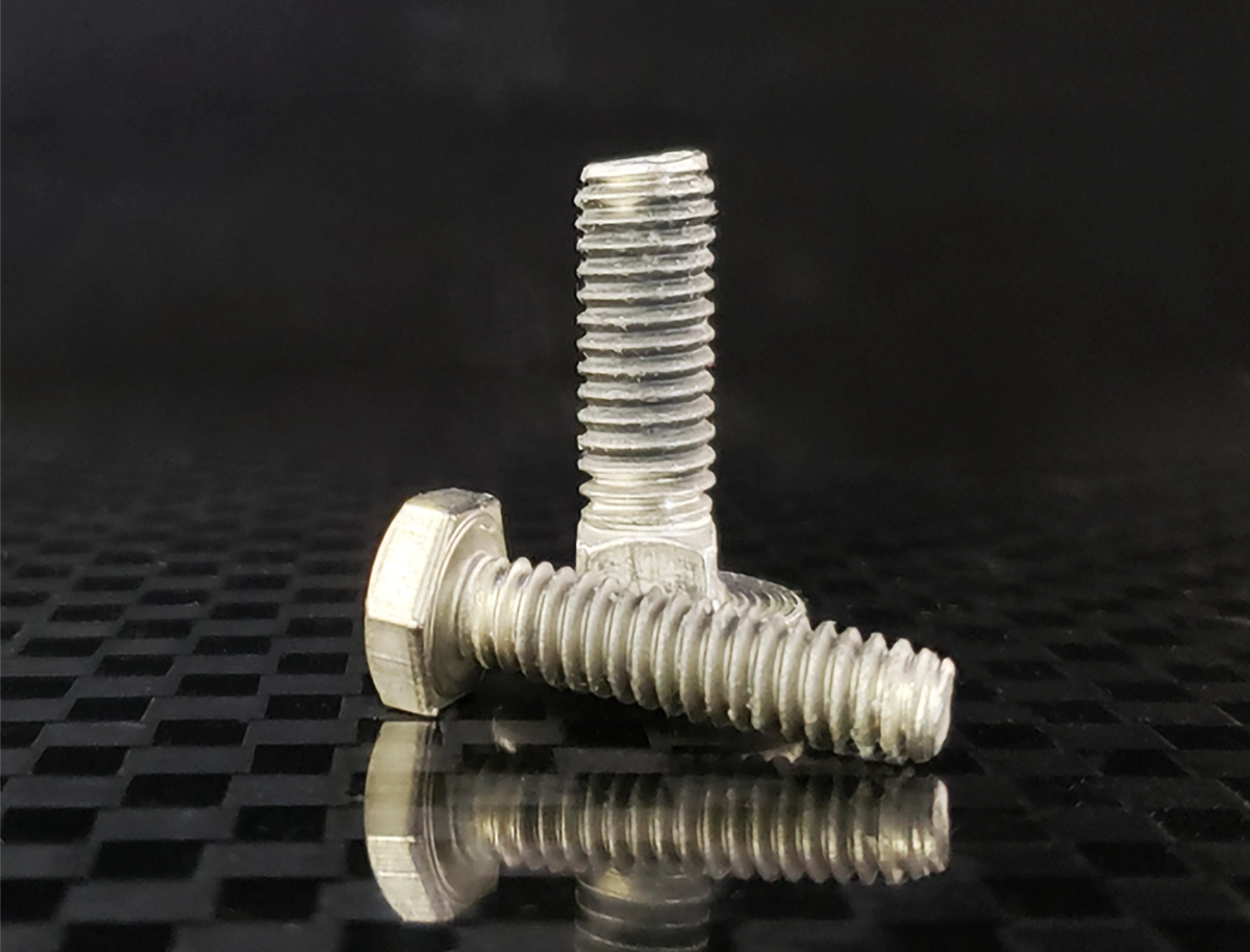Two bolts coated with Tec-Eize