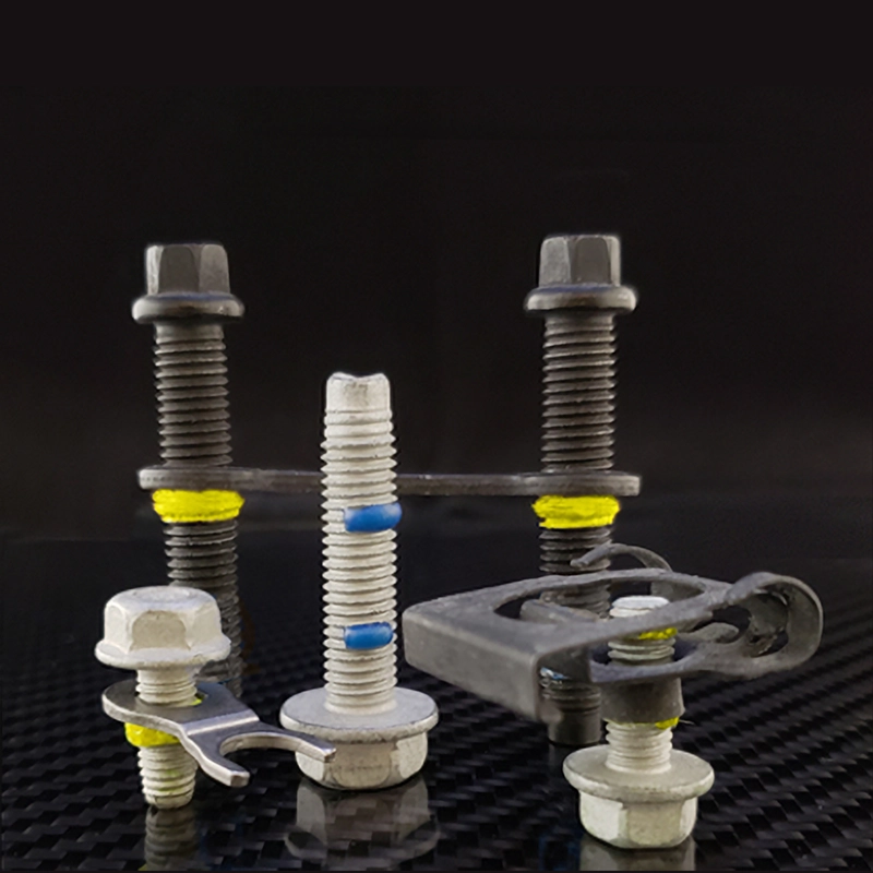 Assorted fasteners coated with Tec-Stay