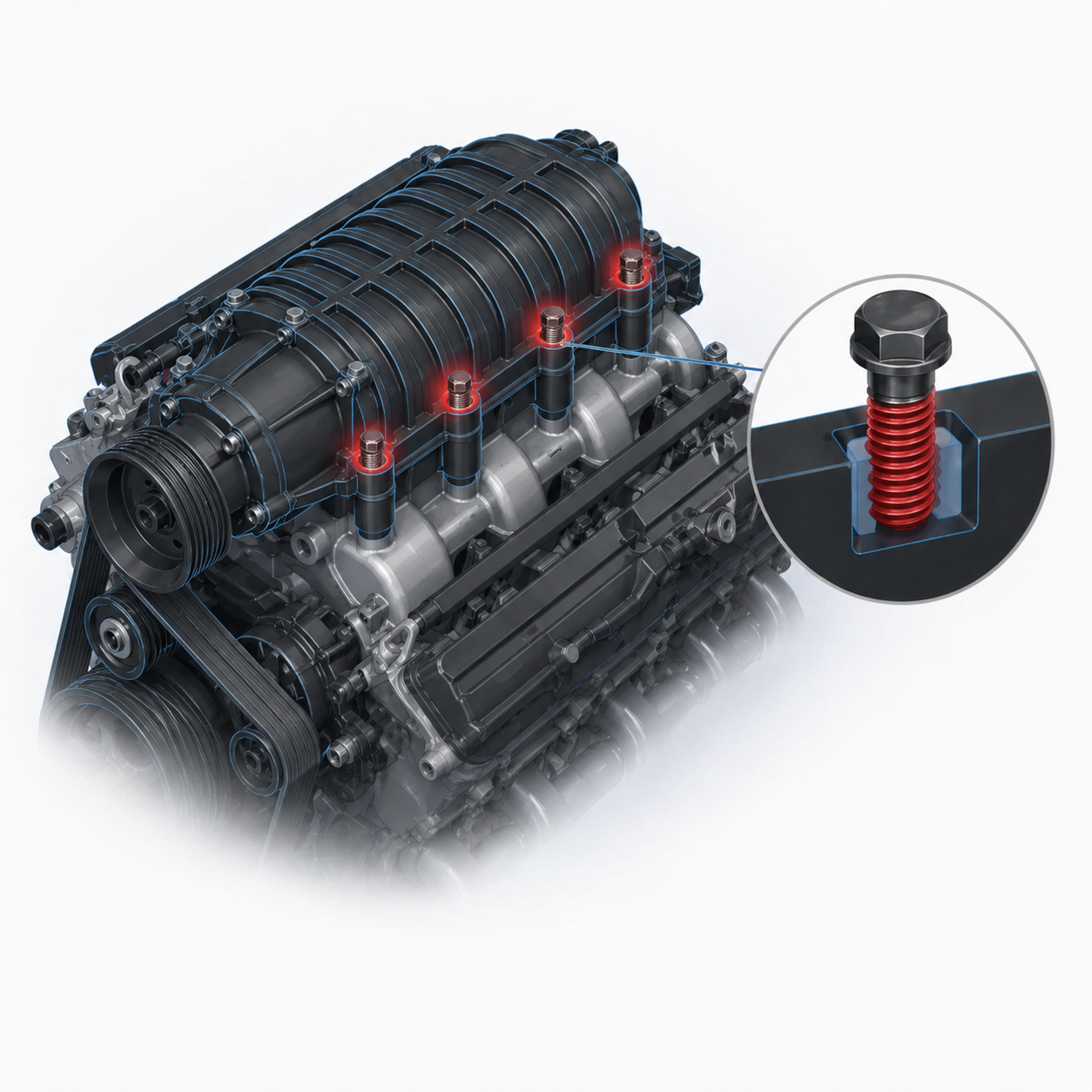 Heat-Activated Thread Retention for High-Performance Engine Assembly