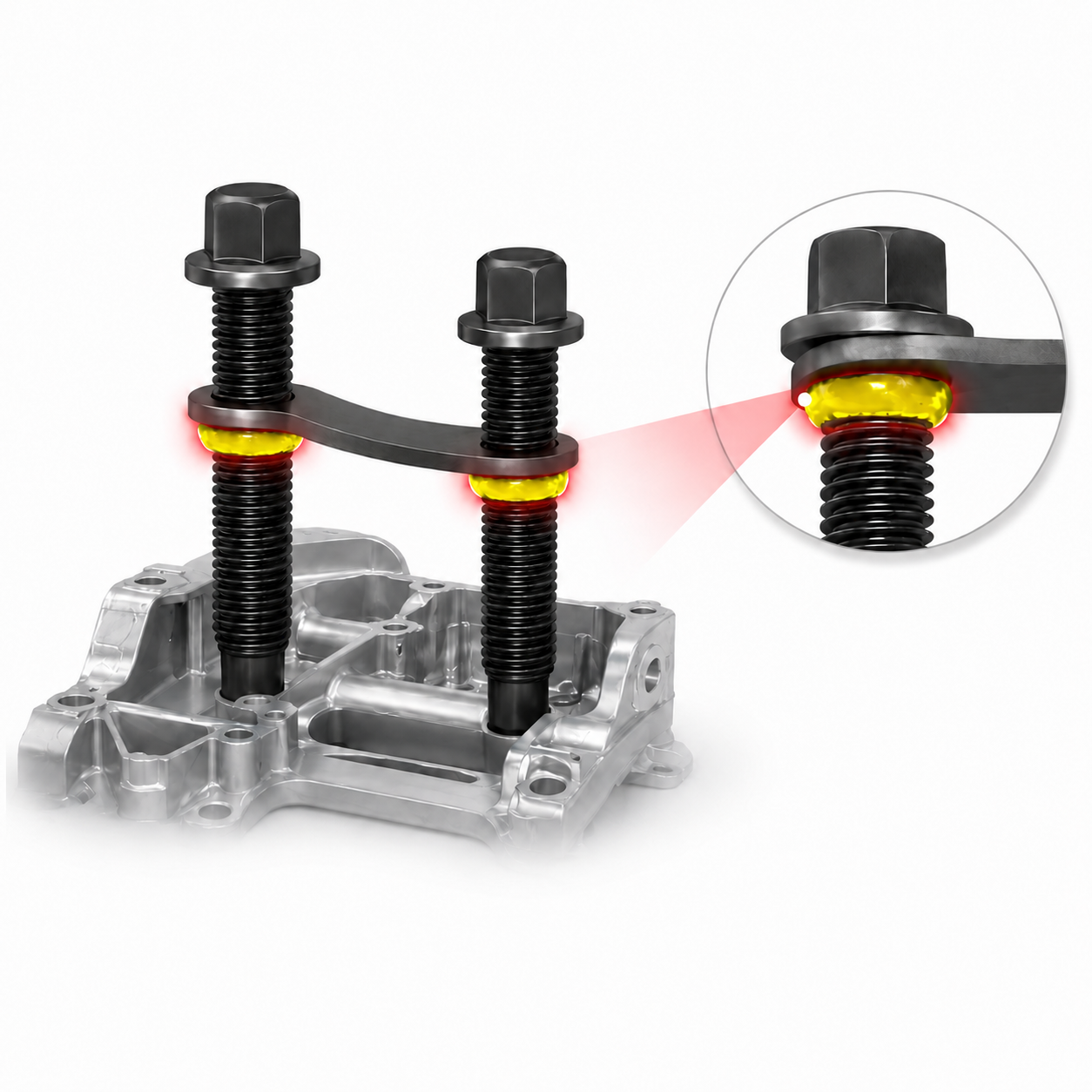 Adhesive-Compatible Subassembly Retainer for High-Specification Drivetrain Bracket Systems