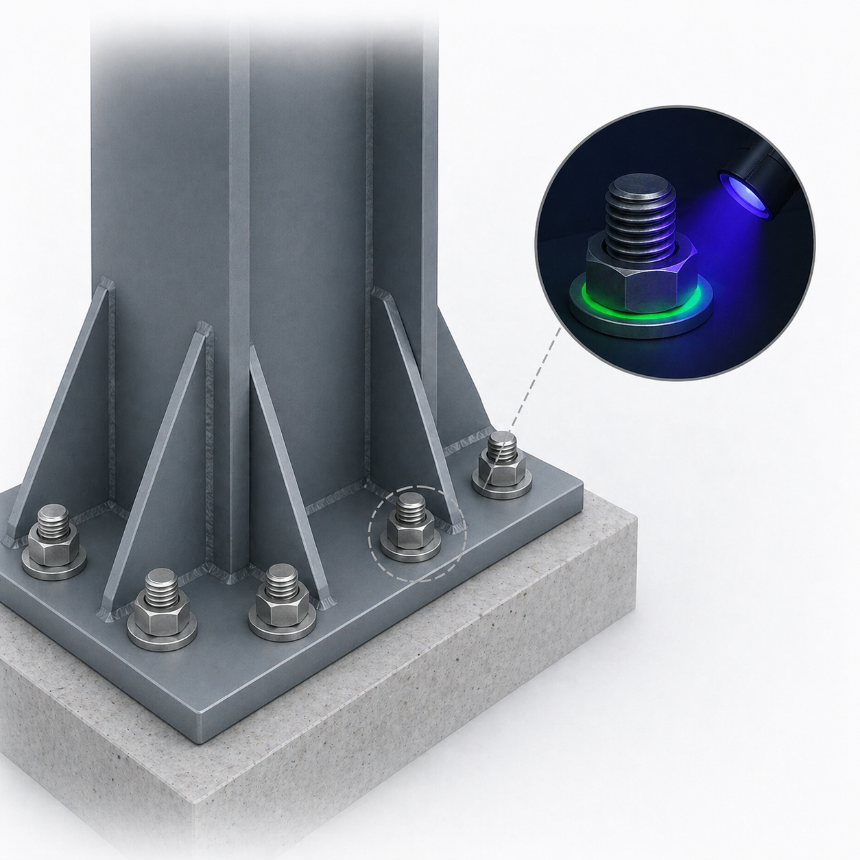 Visual Clamp Load Verification for Critical Structural and Bridge Fastener Assemblies