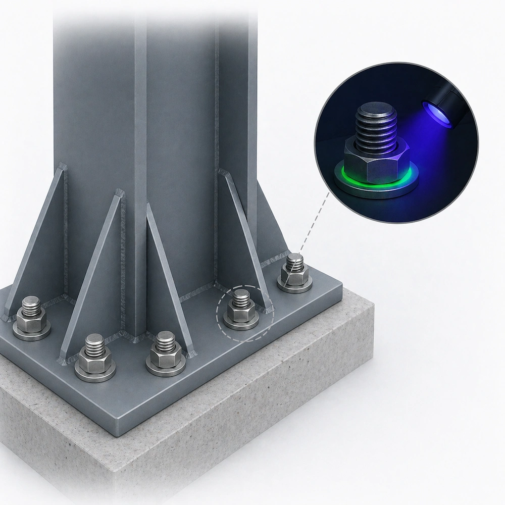 Visual Clamp Load Verification for Critical Structural and Bridge Fastener Assemblies