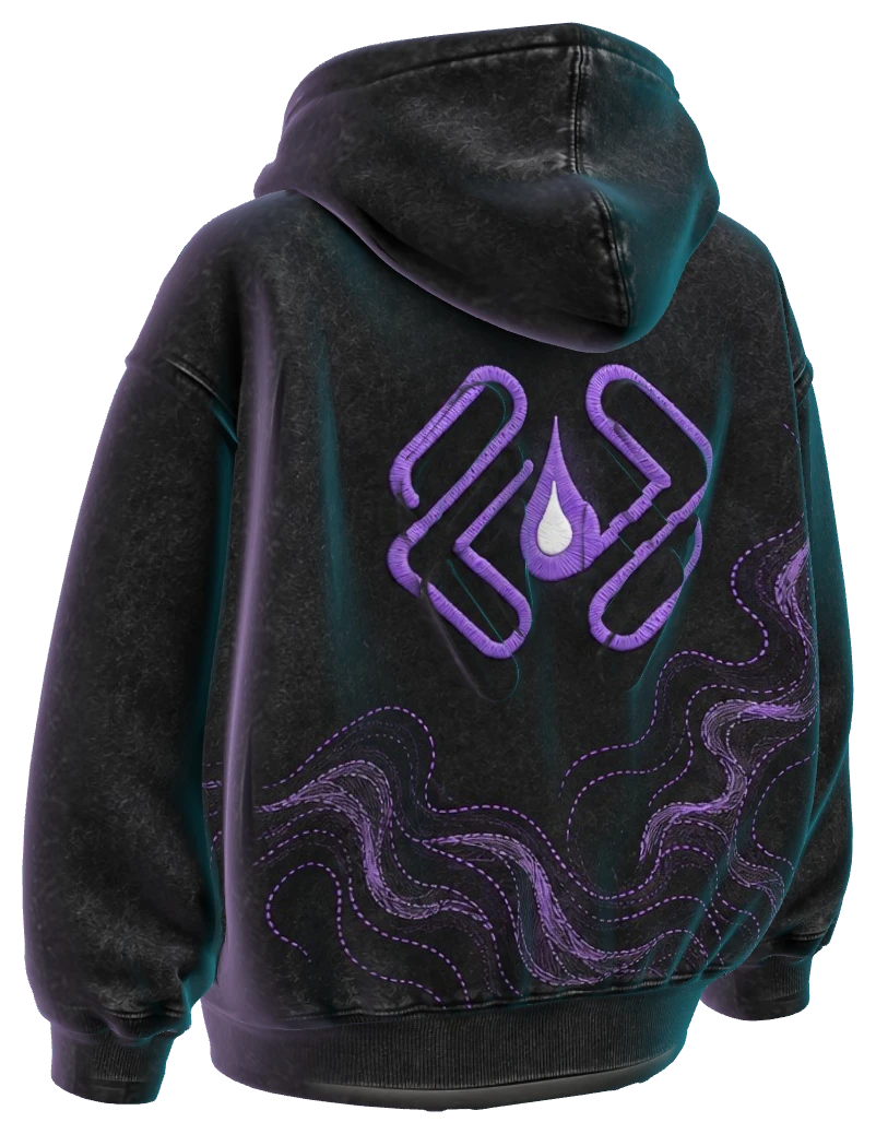 The Git Pullover from the back