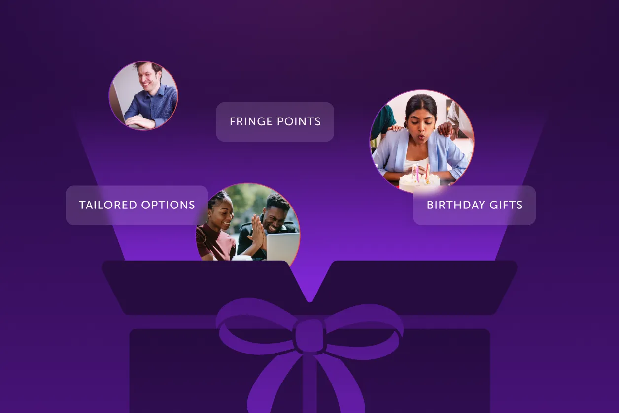 Comparison of Fringe website before and after redesign, showing improved user interface with a darker theme and a focus on human-centered employee experience.