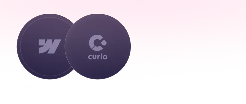 A pink background with a black and white clock.