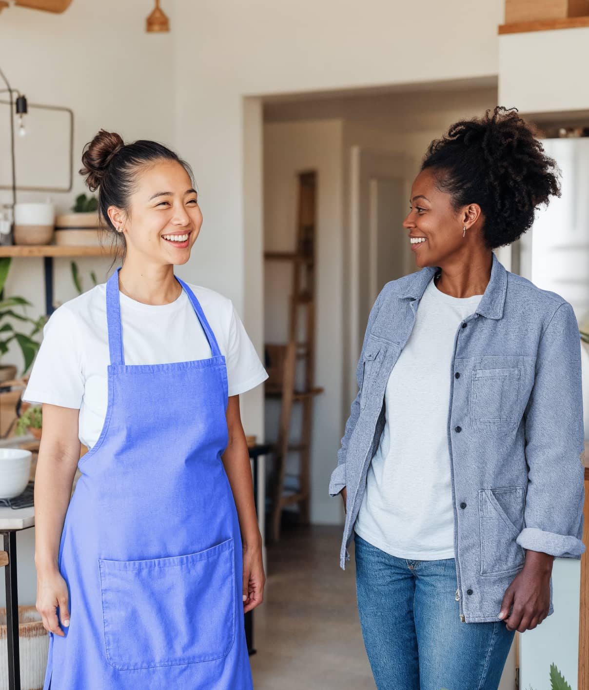Two Women Talking Service Fresh X Webflow Template | Brix Template

