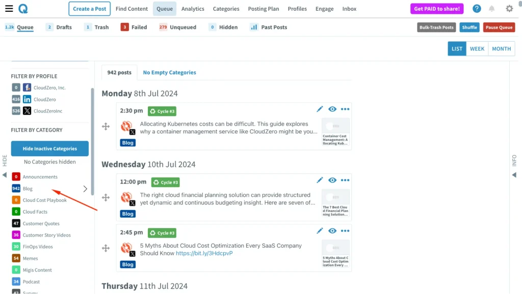 SmarterQueue - Categories