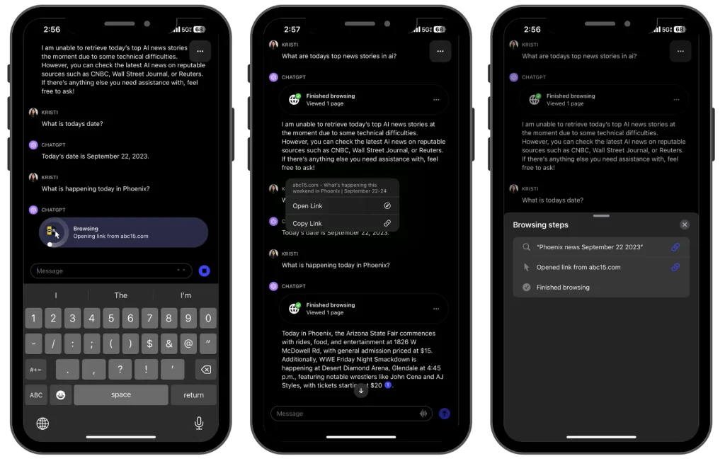 ChatGPT Bing Integration