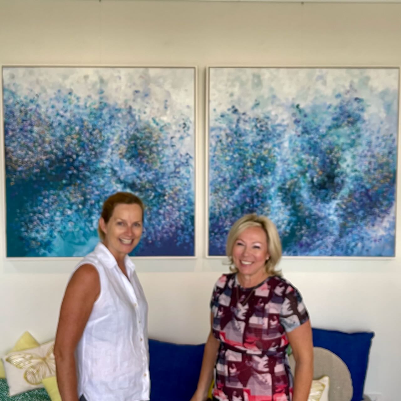 Spirit paintings commission by Naomi Simson