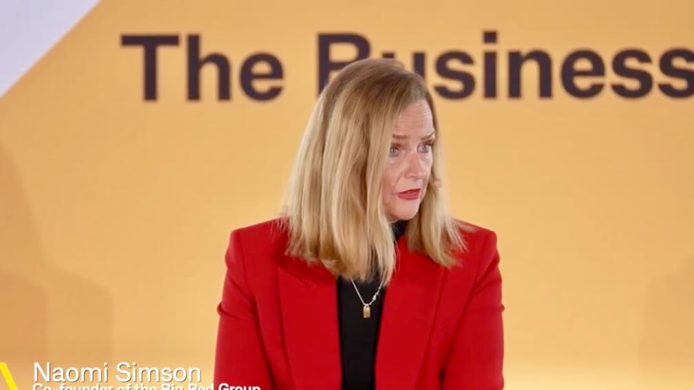 Naomi Simson speaking at Merewether Surfhouse, Newcastle, for CBA and Visa