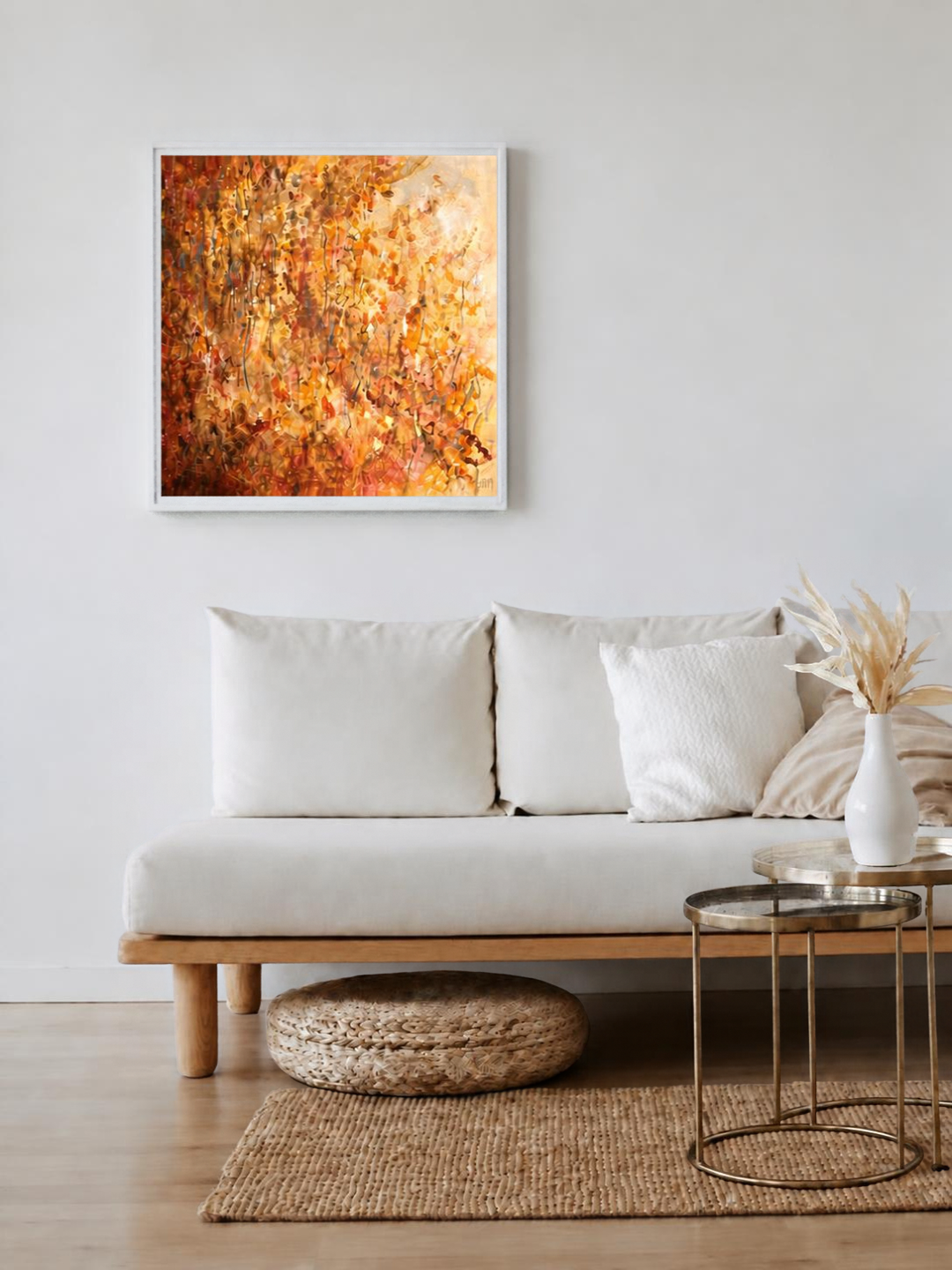 Carr Boyd hung on a living room wall