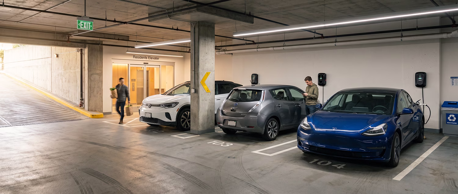 EV parking in condominuim