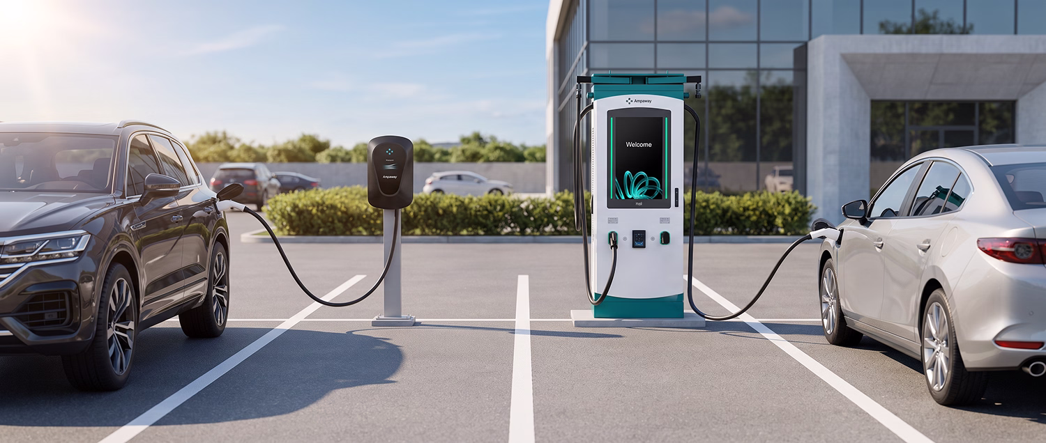 AC and DC EV chargers serve different commercial charging needs.
