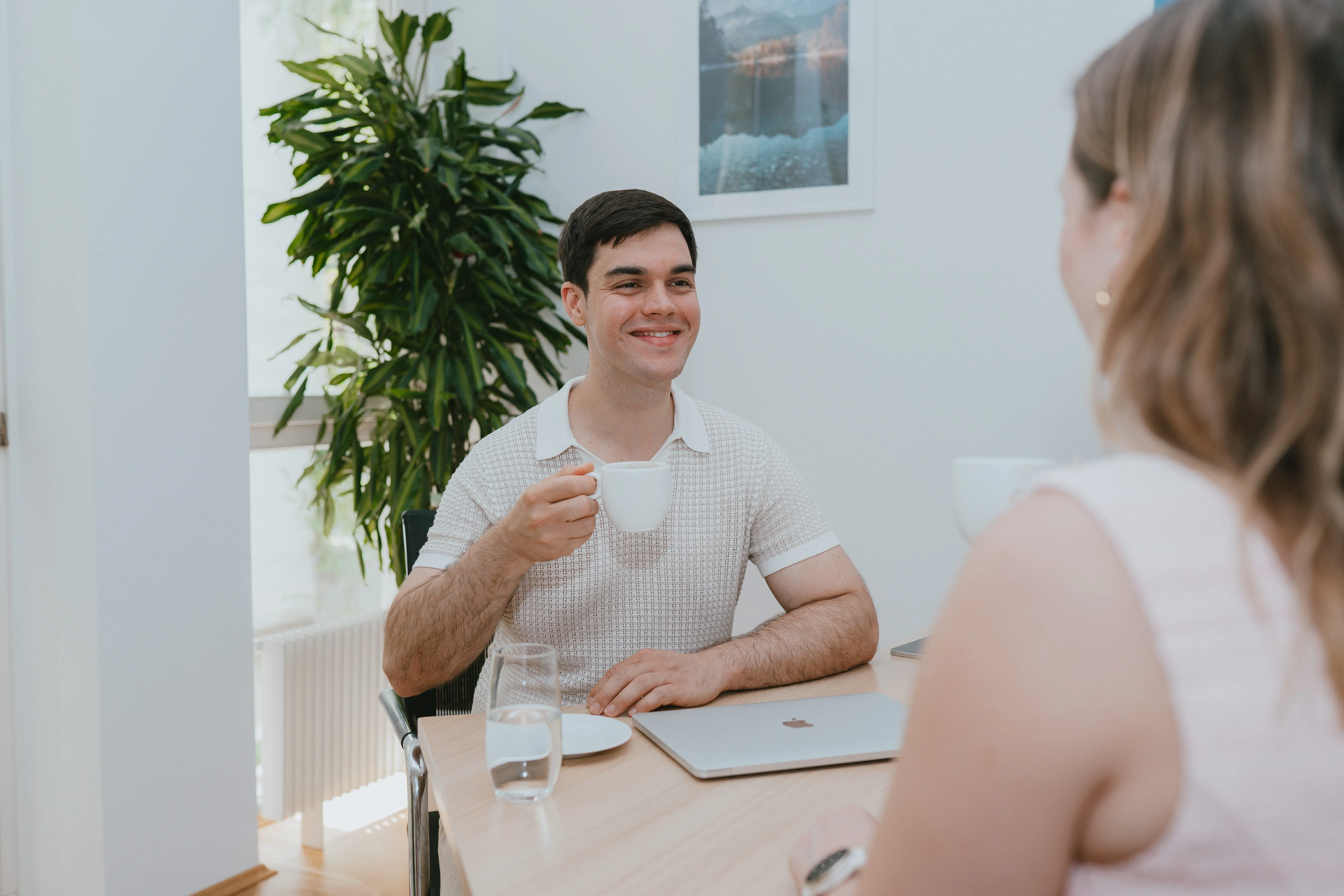 Bernhard Leitgeb im Beratungsgespräch