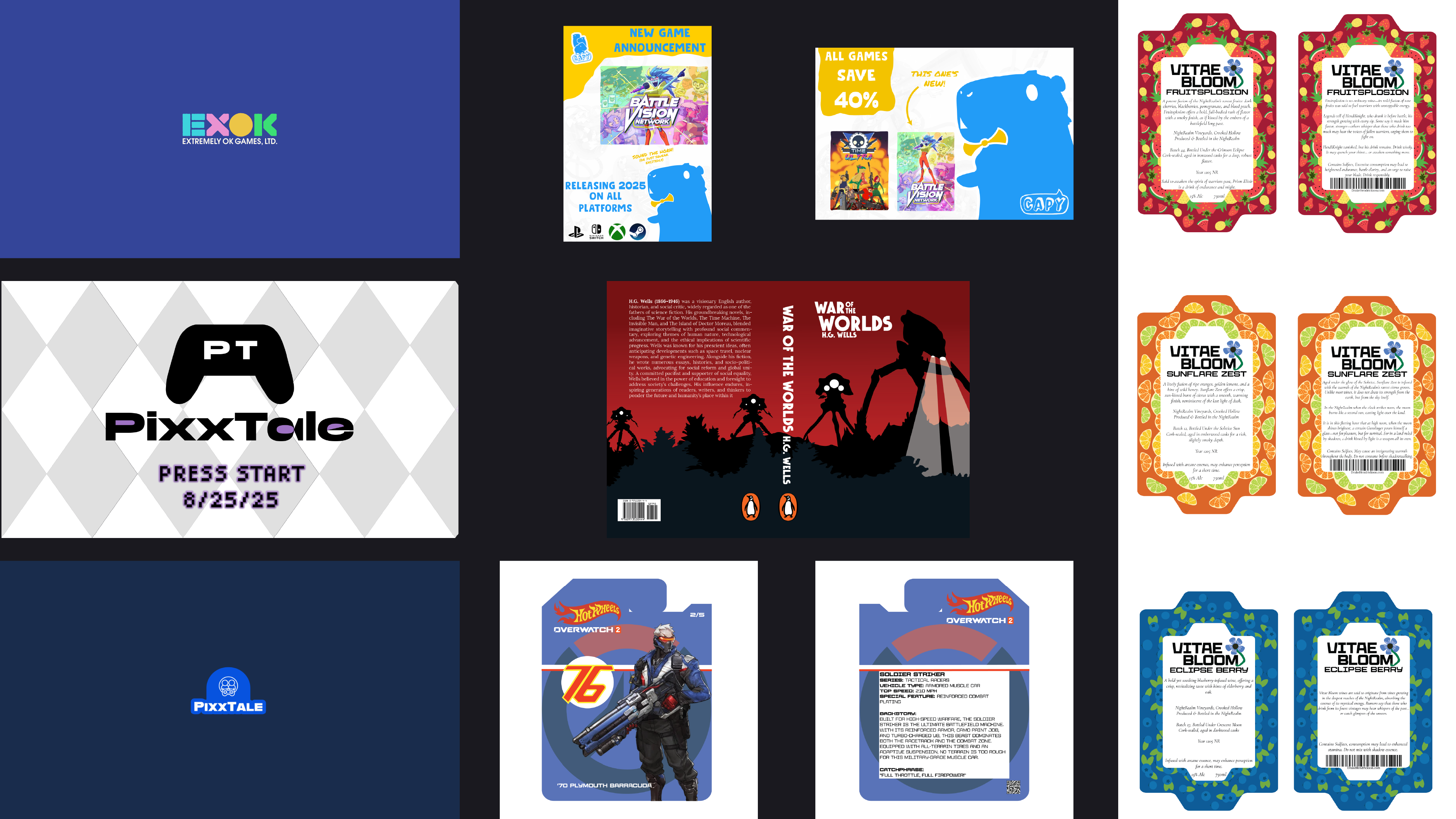 image of past event highlights (for a gaming and entertainment)