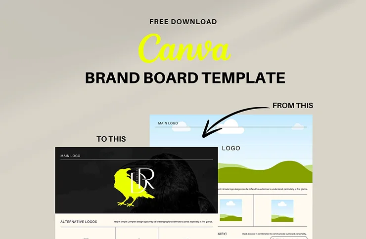 Canva Brand Board Template