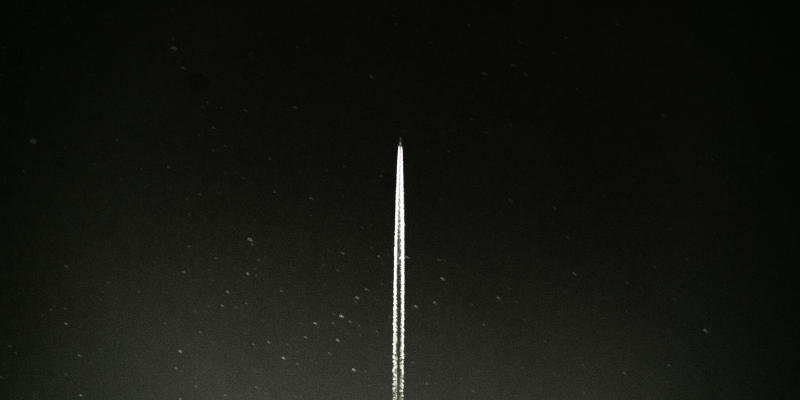 Minimalist rocket launch symbolizing brands rising above the rest.