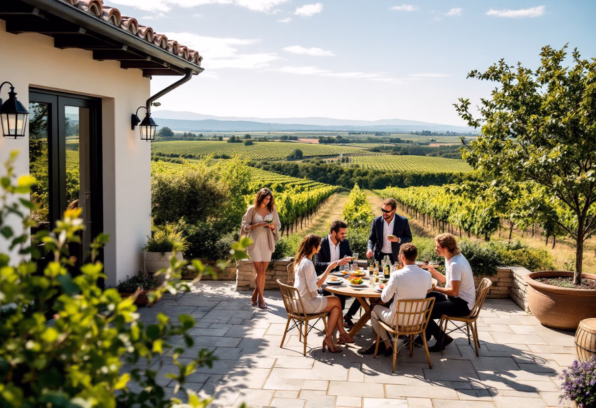 image of event at the winery