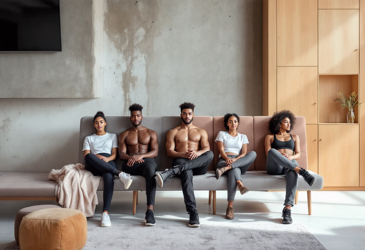 image of happy gym members