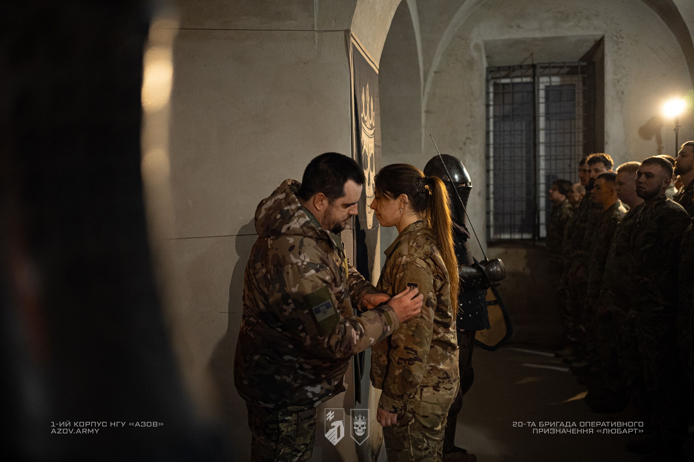 Нагородження бійця підрозділу Любарт