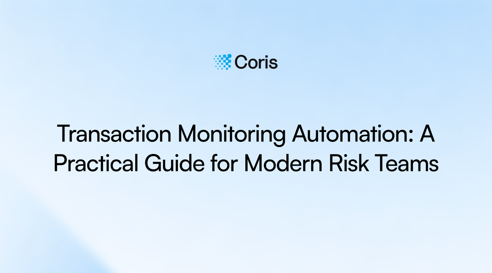 Transaction Monitoring Automation: A Practical Guide for Modern Risk Teams