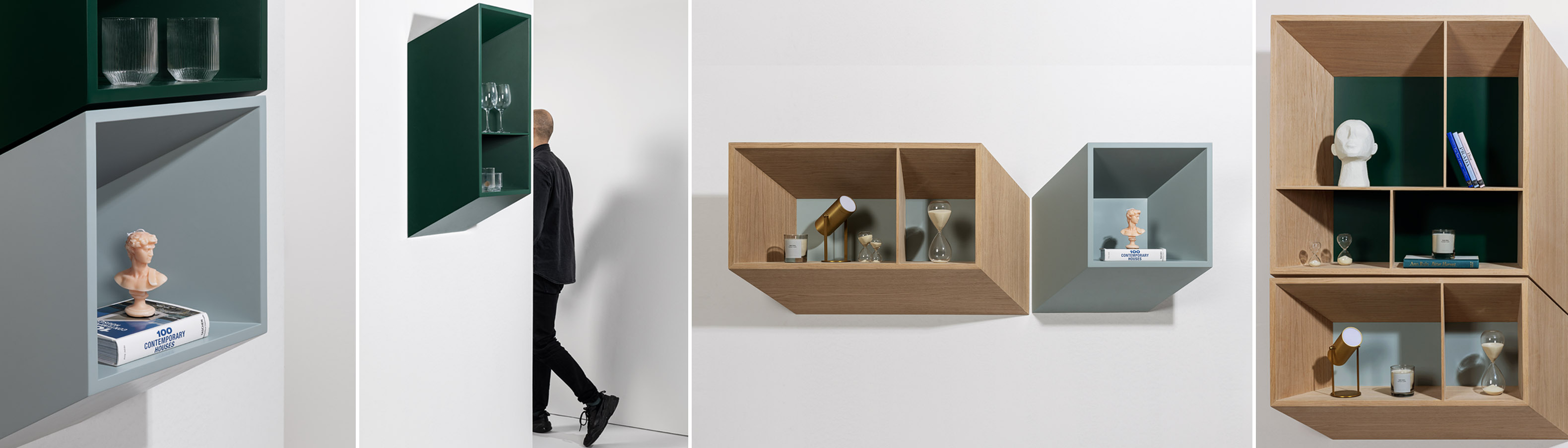 Modulable wall shelves , Design Sahar Famouri , FID Paris 