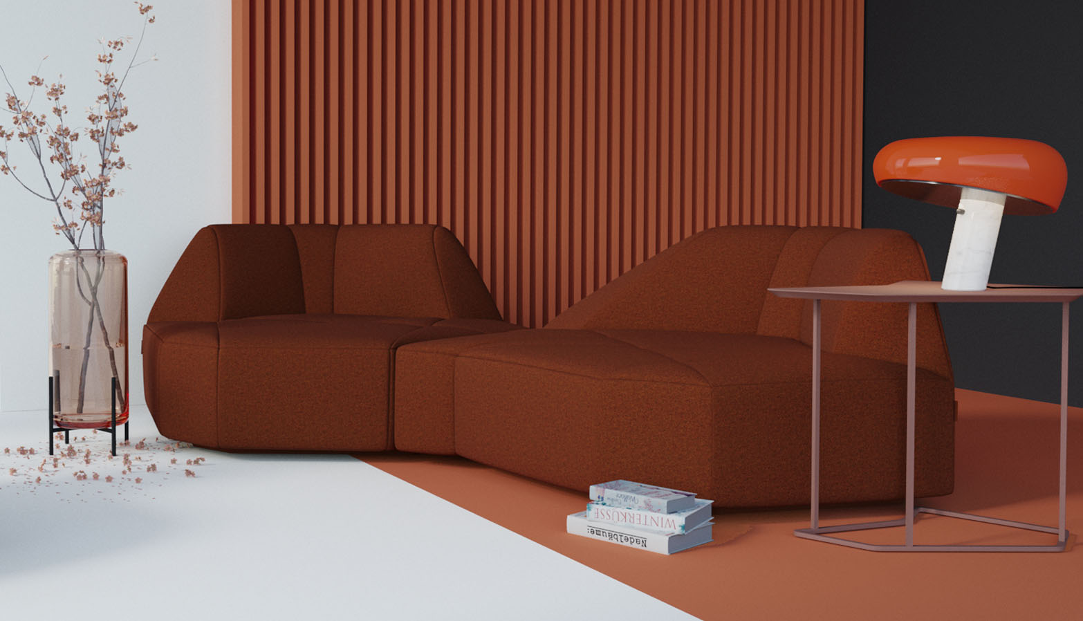 Modulable Sofa , CRSYTAL Sofa, Design Sahar Famouri, FID Paris