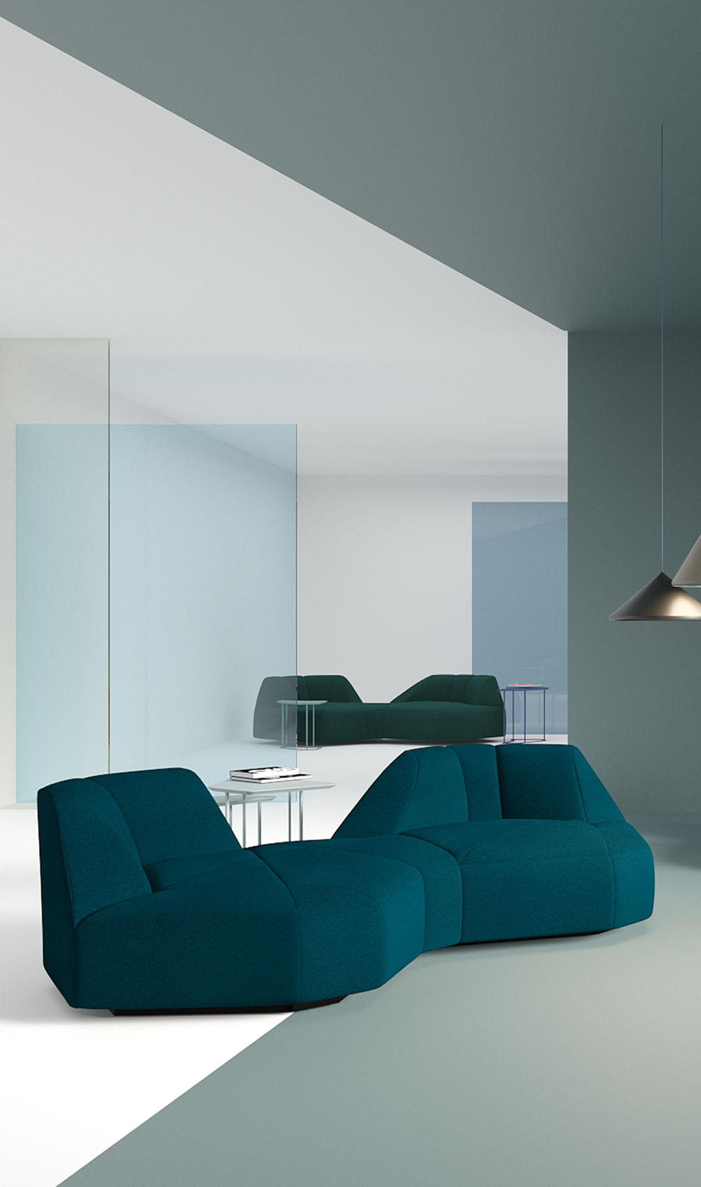 Canapé design modulable Crystal signé FID paris
