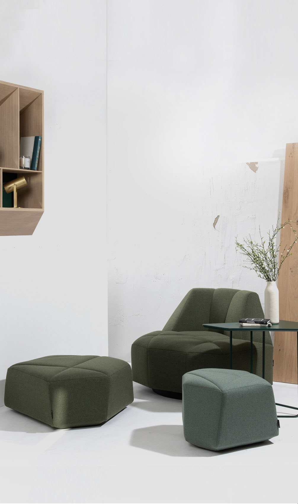 Modulable Pouf, Design Sahar Famouri, FID Paris