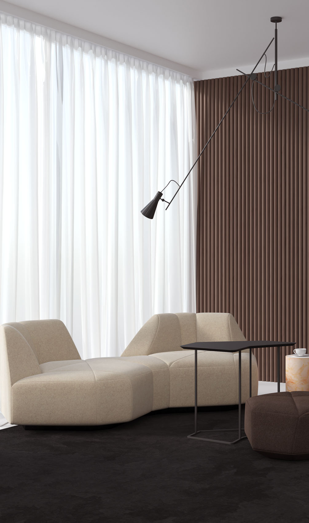 Modulable Sofa, CRYSTAL Sofa, Design Sahar Famouri, FID Paris
