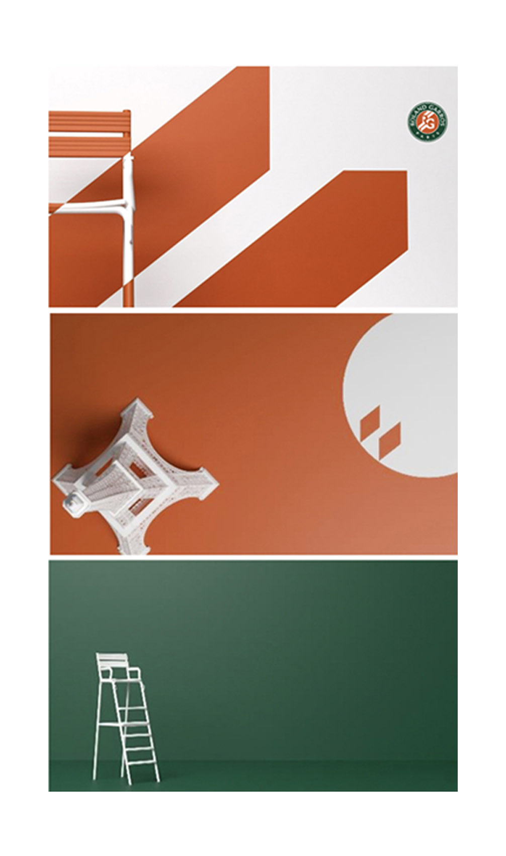Roland Garros signé Direction Artistique sahar famouri studio