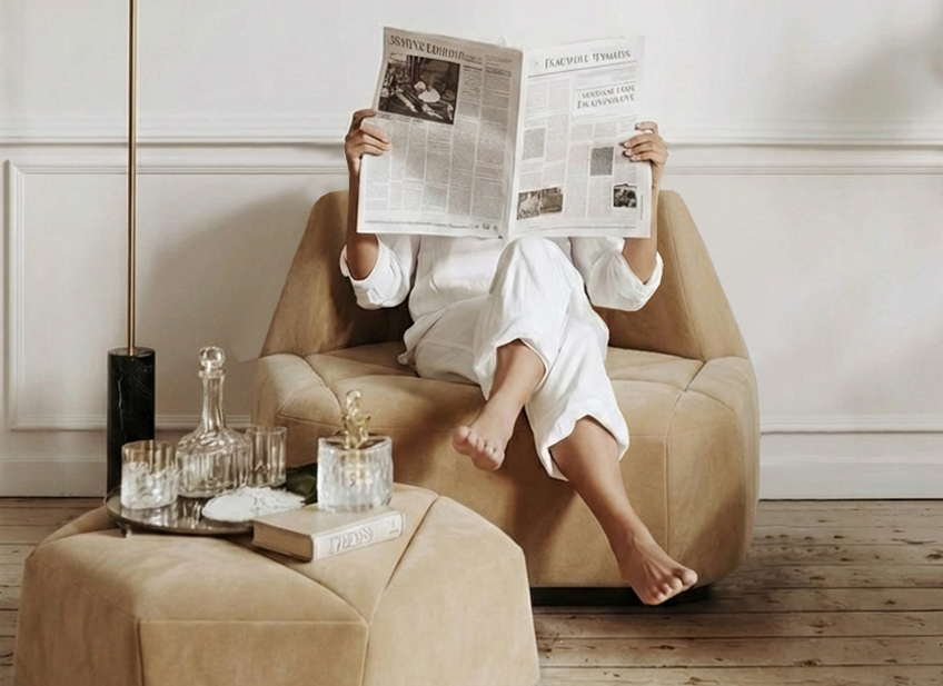 Swivel Modulable Lounge chair , design Sahar Famouri, FID Paris