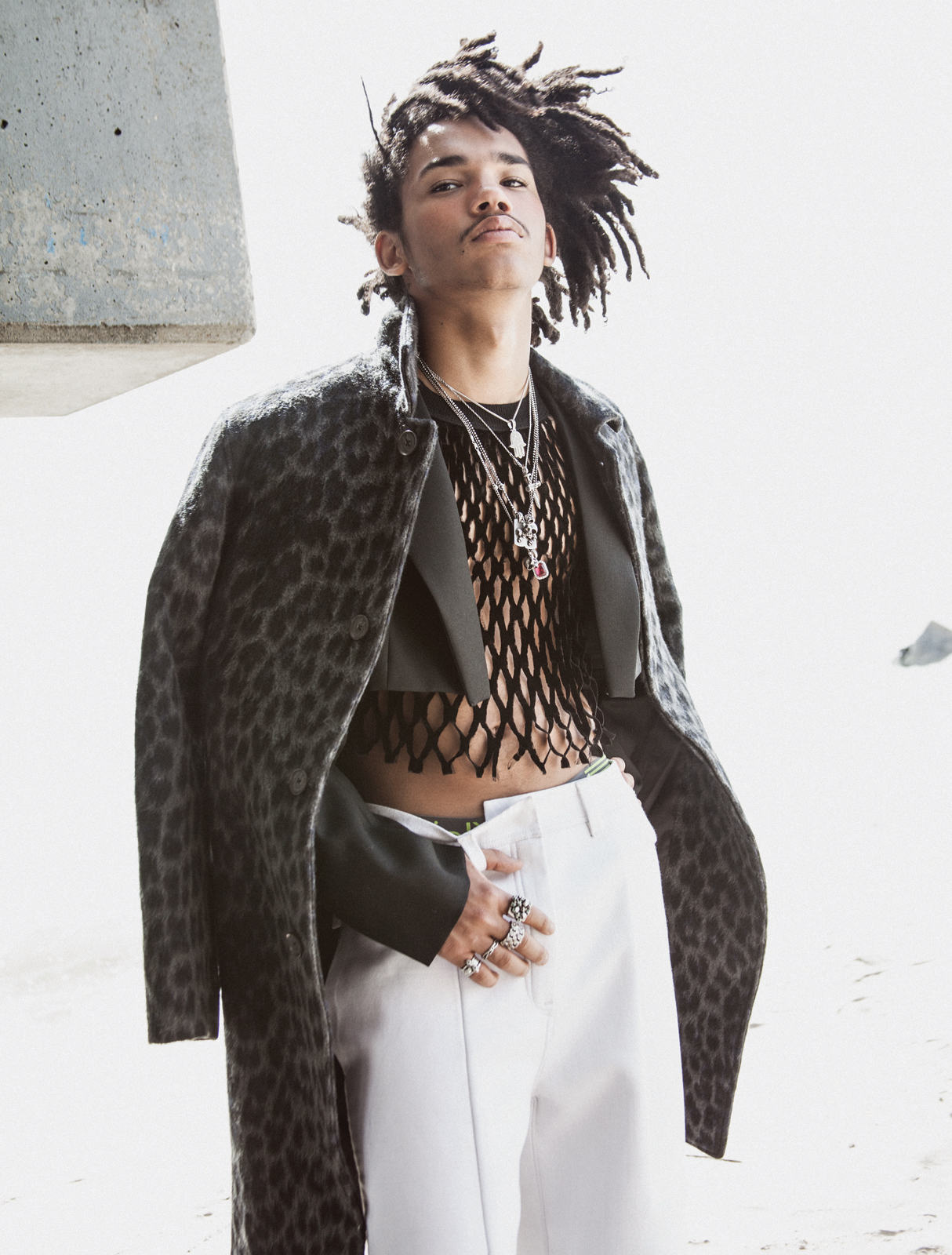 Luka Sabbat and Adriana Mora in “Hot Mess”