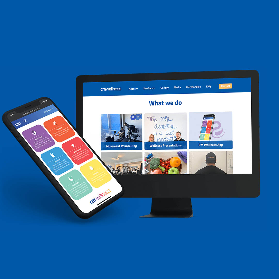 CM Wellness website design and development