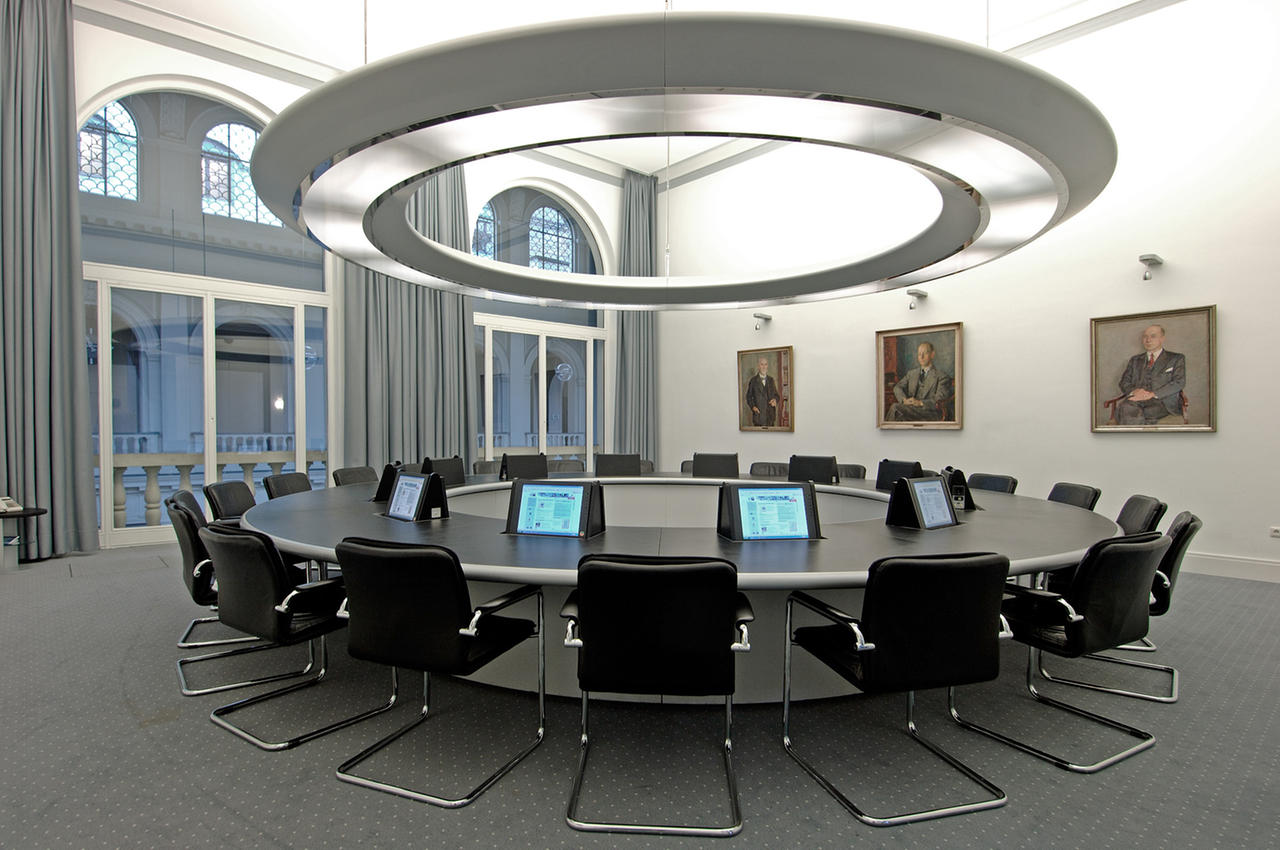 Hansezimmer in der Handelskammer Hamburg, Vortragsraum beim Börsentag