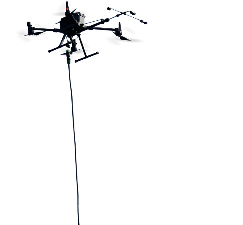 Drone de nettoyage sans spray d'eau de Vega Drone Services