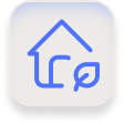 Icône d'une maison écologique