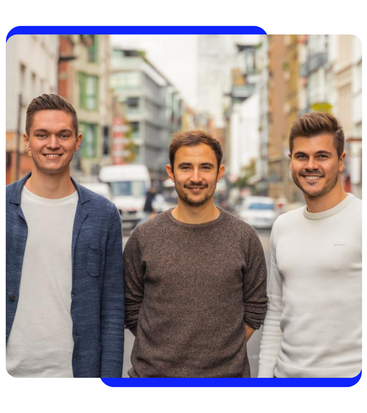 Hendrik Lallensack, Michael Müller und Mirko Meyer sind die Gründer von homie.ai